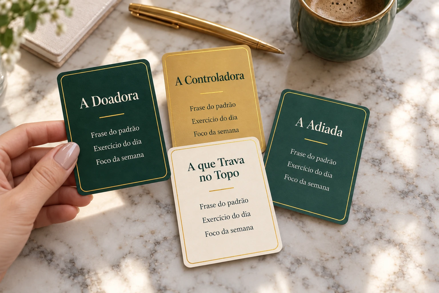 Cards dos 4 padrões